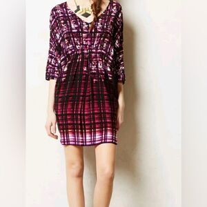 Anthropologie Maeve Dolan Sleeve Dress Purple Size small‎